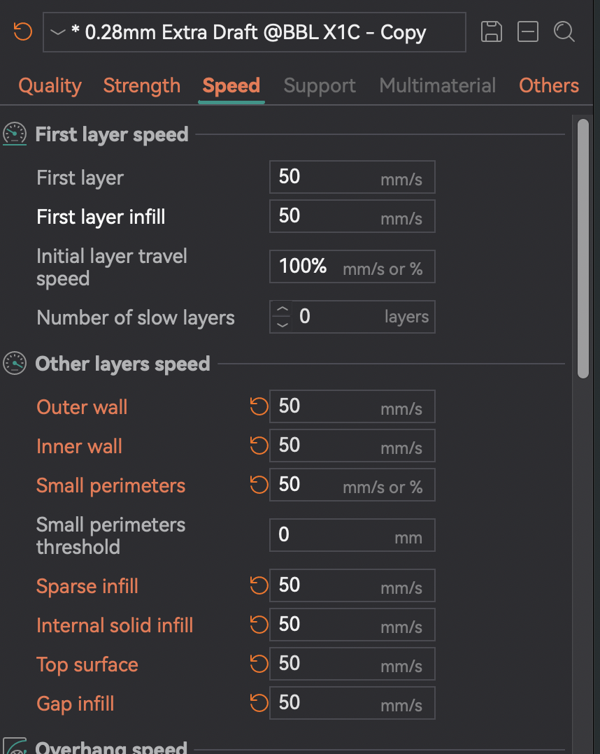 speed tab