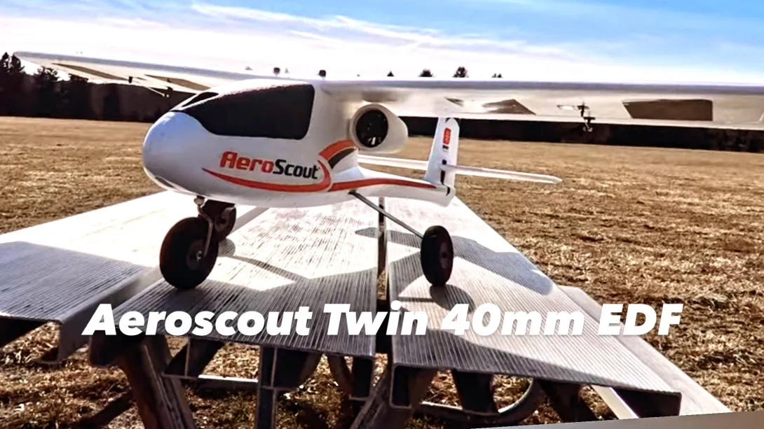 Aeroscout twin 40mm nacelles motor mounts